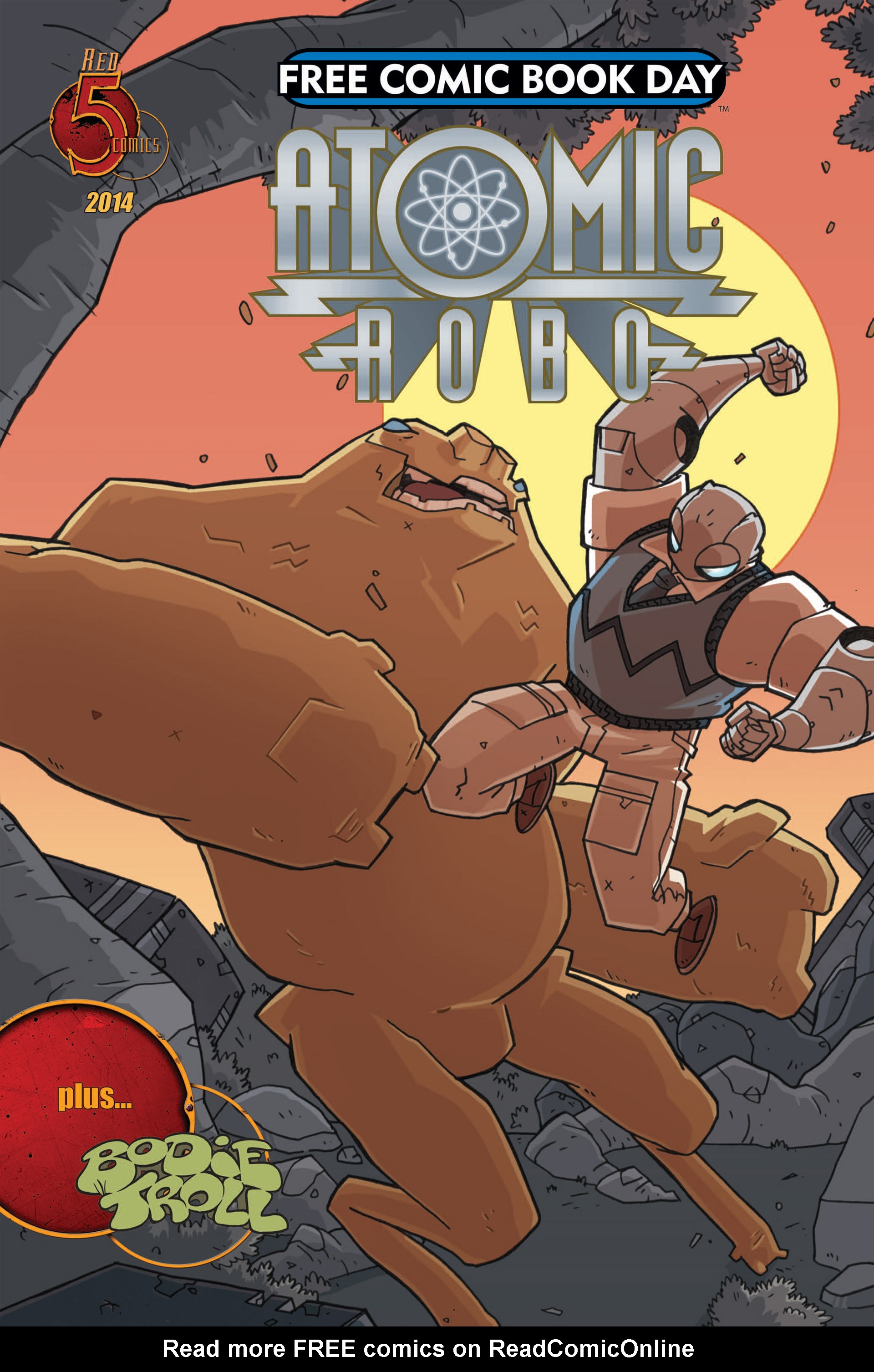 Read online Free Comic Book Day 2014 comic -  Issue # Atomic Robo and Friends - 1