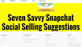Snapchat Social Selling Guide