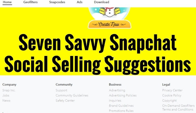 Snapchat Social Selling Guide