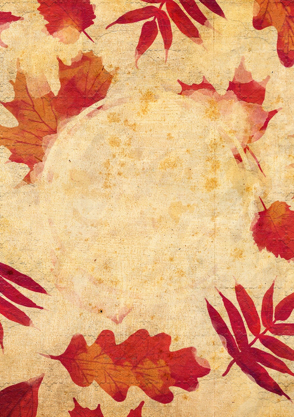 Papel otoñal gratis para scrapbooking, manualidades, diseño gráfico