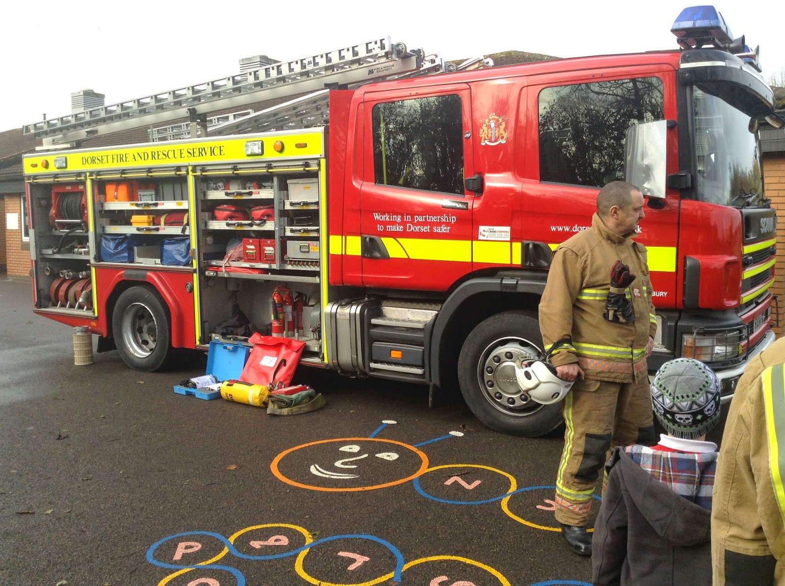 SPS Year 2 Visit from Dorset Fire and Rescue Service