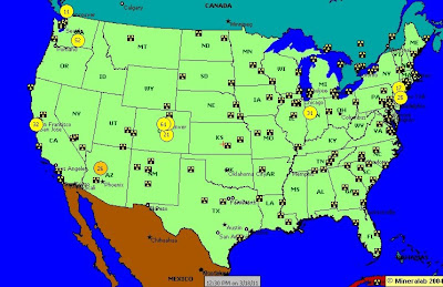 Radiation Network Map