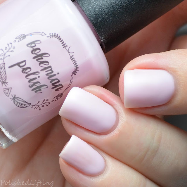 pink matte nail polish