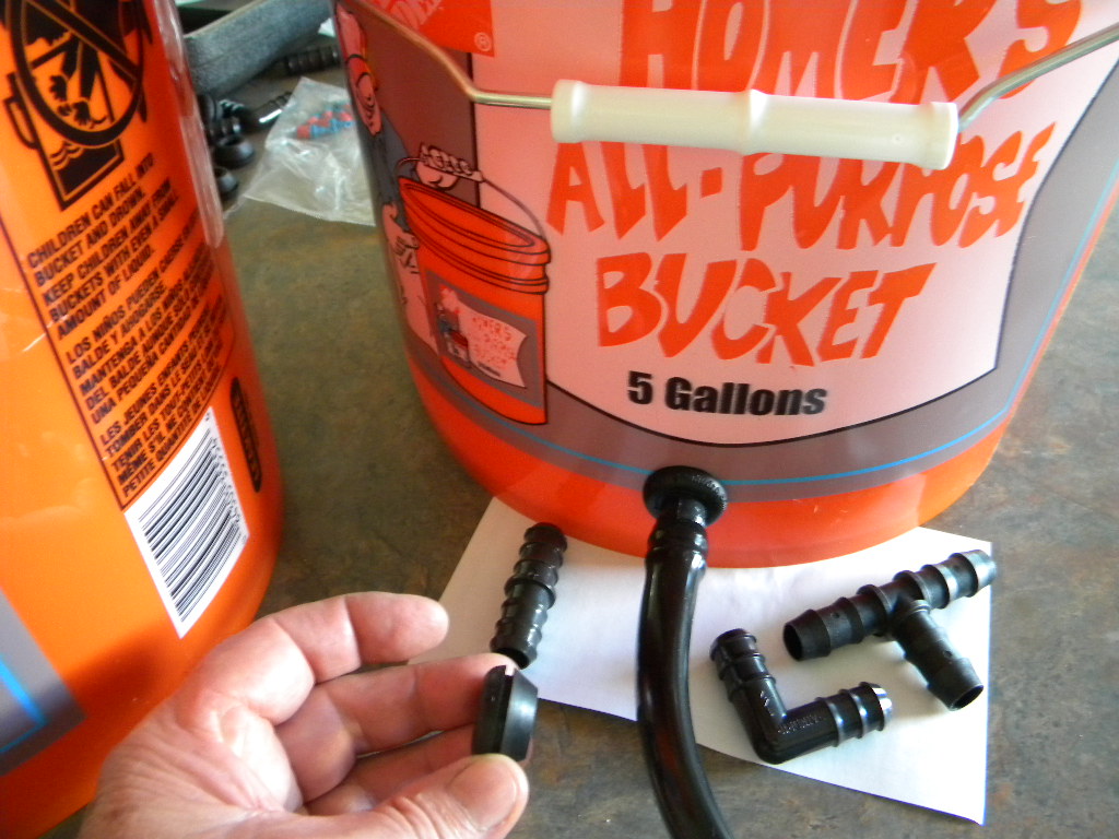 Home Depot's Homer Bucket has a picture of Homer holding a