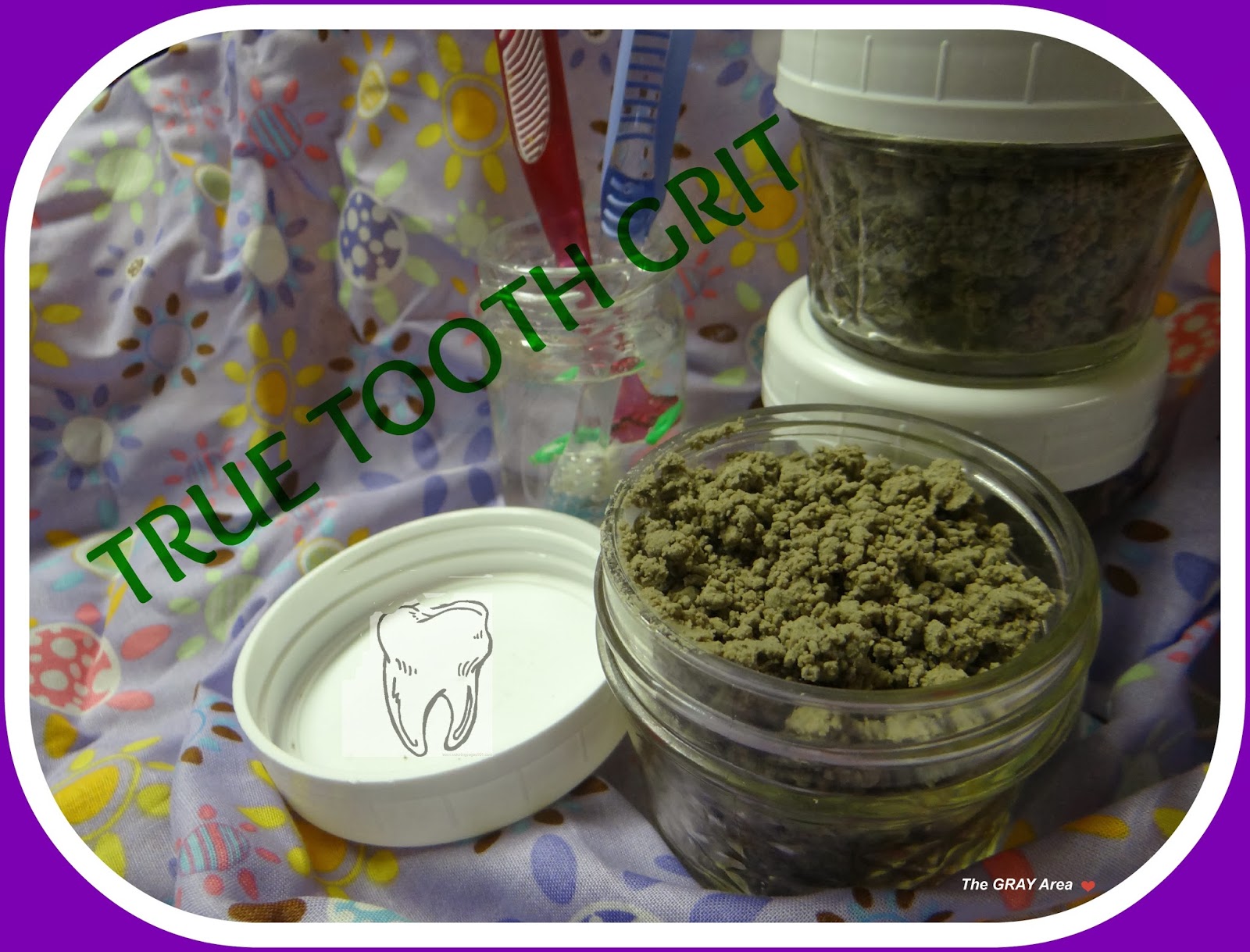 The GRAY Area DIY ToothpasteTrue Tooth Grit