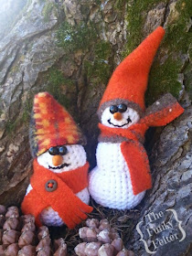 free crochet snowman patterns by the funky felter