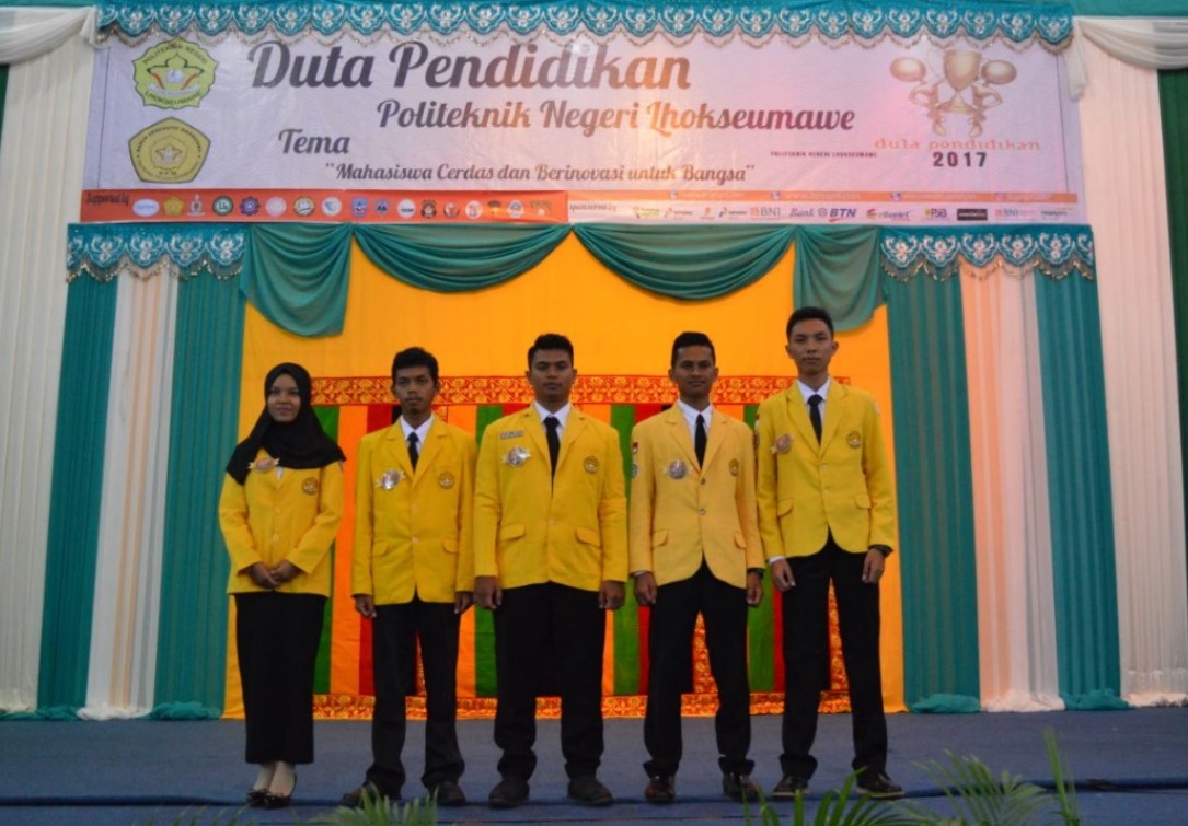 Nanda Mutia Terpilih Sebagai Duta Pendidikan Politeknik Negeri Lhokseumawe 2017