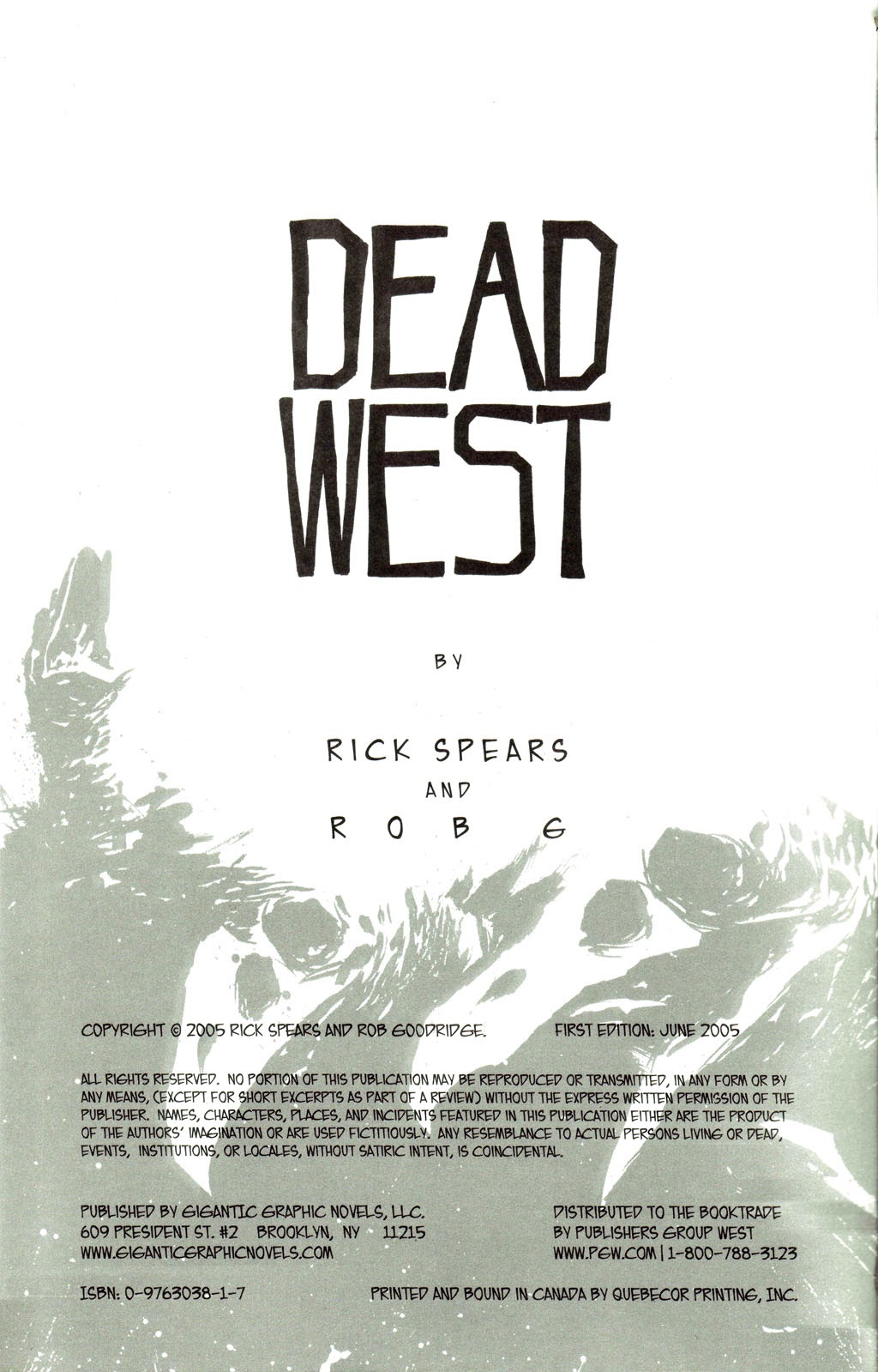 Read online Dead West comic -  Issue # TPB - 12