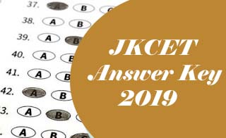 JKCET Key 2019, JKCET Official Answer Key 2019, JKCET 2019 Key, JKCET Key