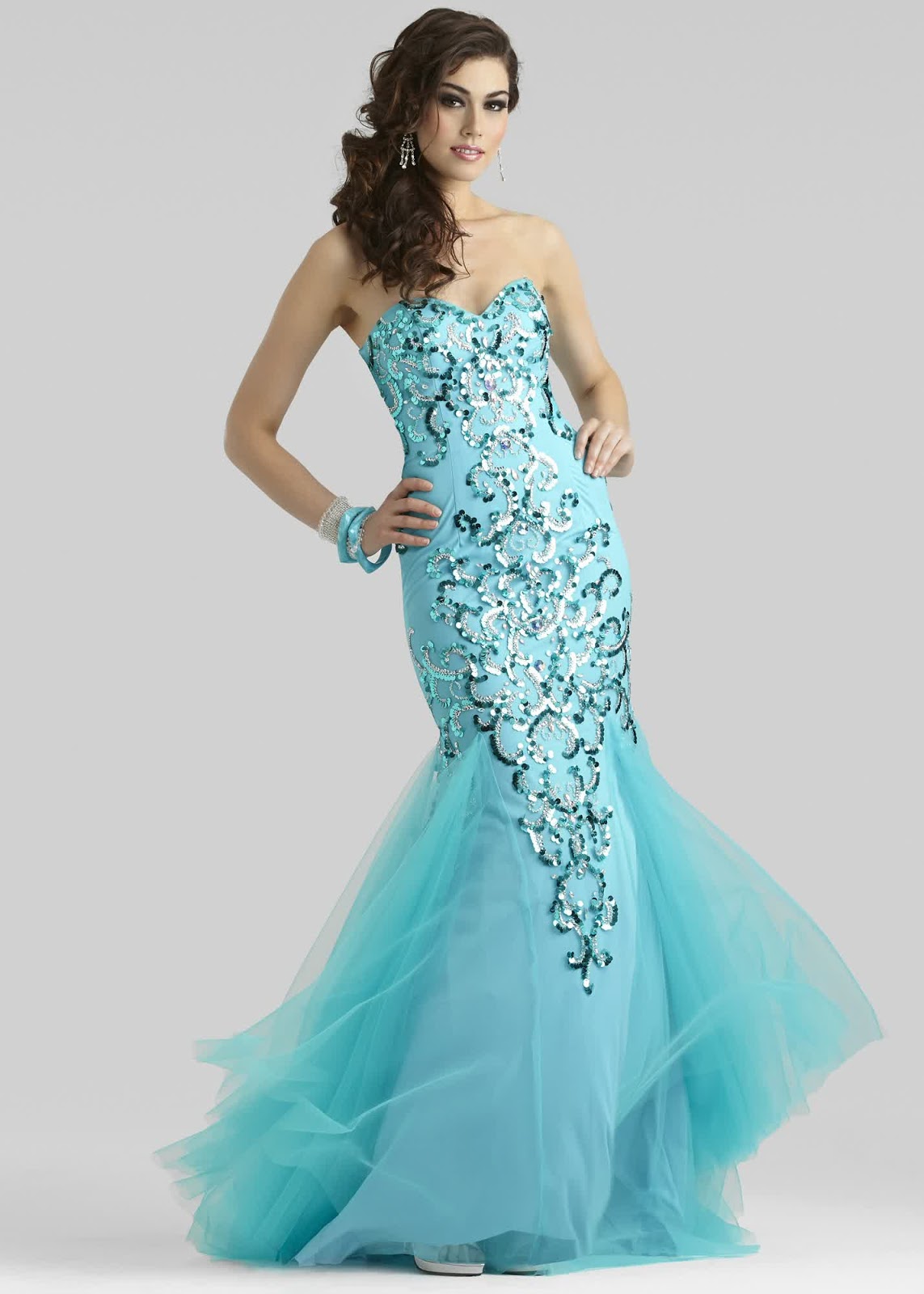 most flawless blue mermaid prom dresses mp0123