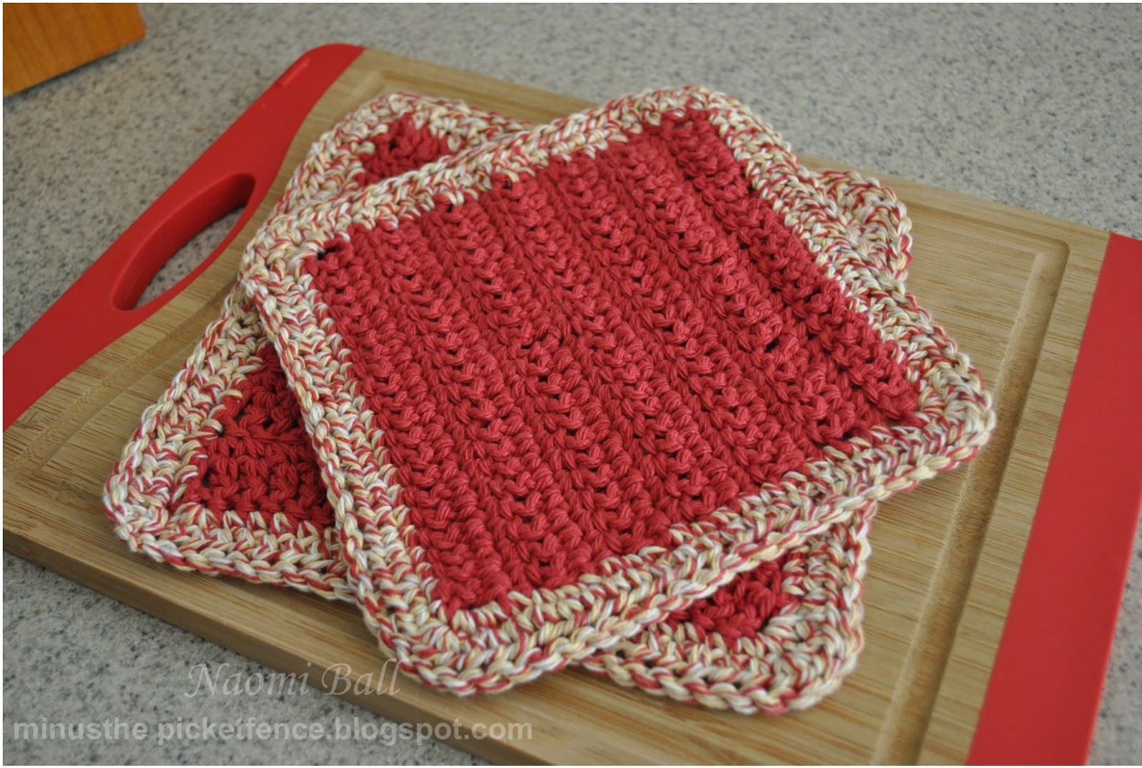 Minus The Picket Fence A Simple Dishrag Set