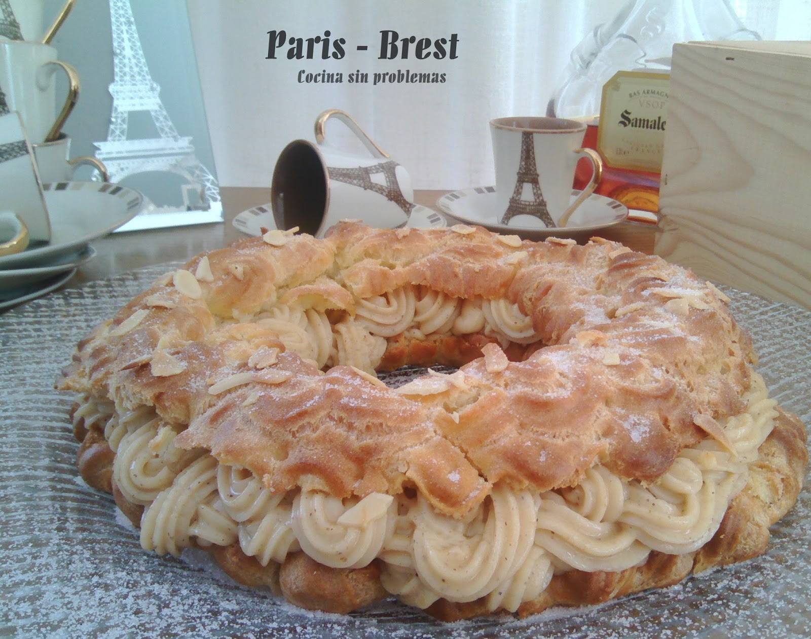 cocina sin problemas: Paris - Brest con relleno de crema pastelera de  avellanas