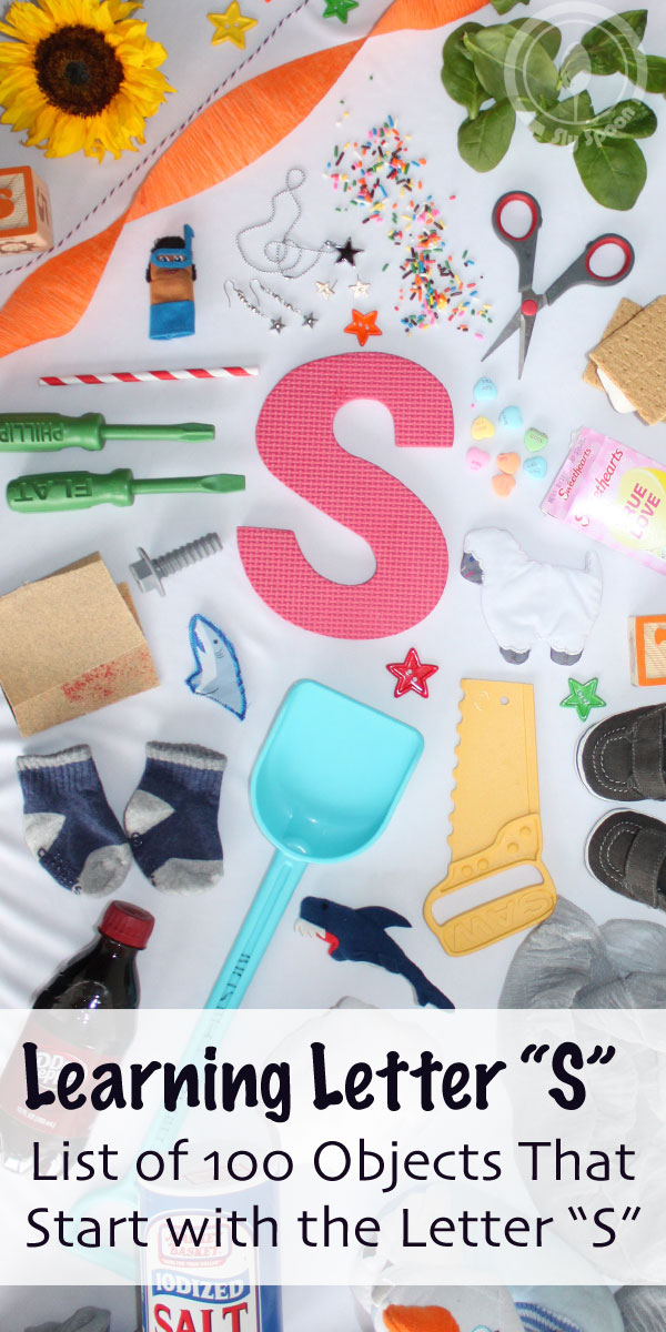Sly Spoon: Toddler A-Z - 100 Objects That Start with the Letter "S"