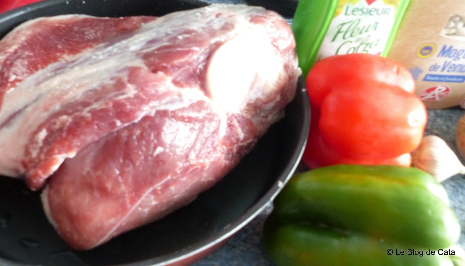 Le blog de Cata: Palette de porc fraîche aux haricots mogettes