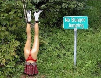 lustige Bilder Unfall Bungee Jumping 