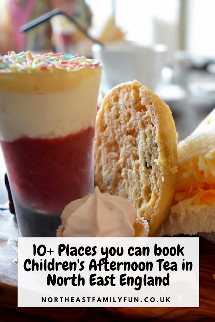 10+ Places you can book Children's Afternoon Tea in North East England