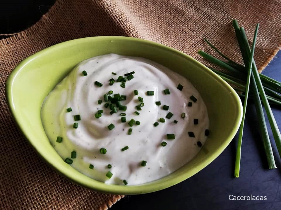 salsa de yogur casera