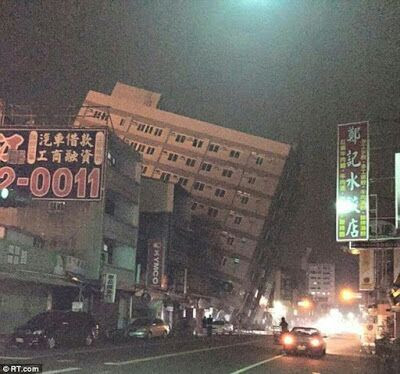 Photos: See The Multiple Buildings Collapse As 6.4 Magnitude Earthquake Strikes Taiwan. Photos: See The Multiple Buildings Collapse As 6.4 Magnitude Earthquake Strikes Taiwan.
