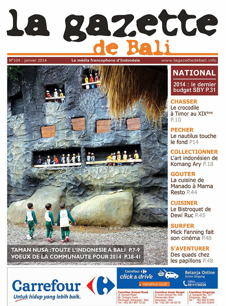 La Gazette de Bali janvier 2014