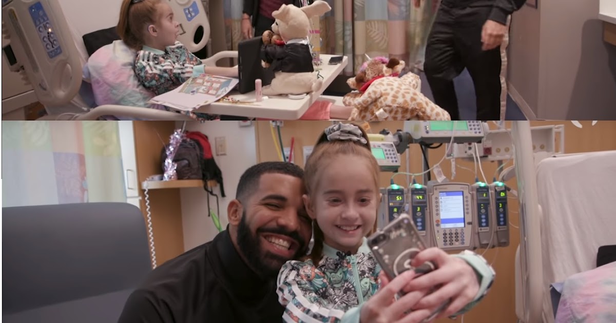 Drake Surprises Little Girl Having Heart Transplant Latest Celebrity Trending Hollywood News In English