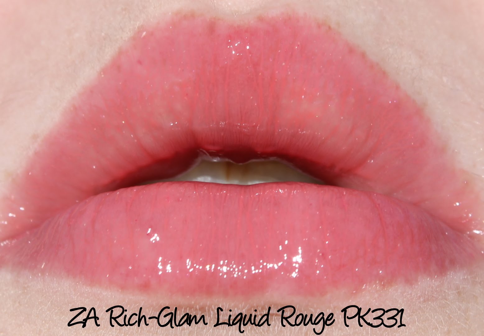 ZA Rich-Glam Liquid Rouge - PK331 Swatches & Review