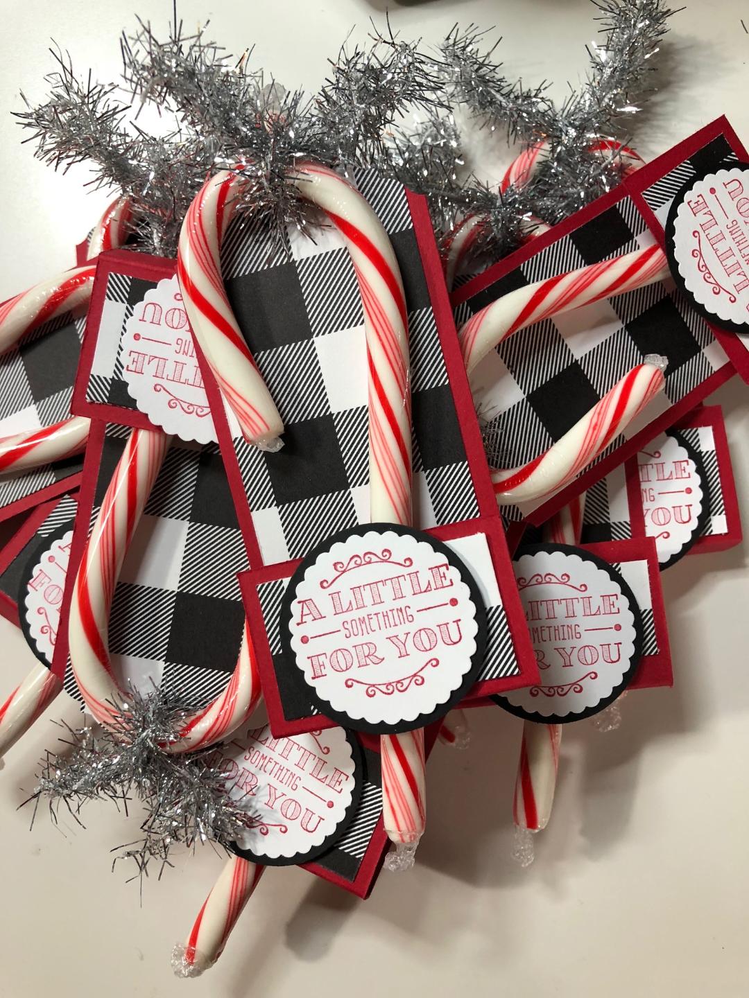 STAMPINSHOUT Candy Cane Holders FB LIVE 11.7.18