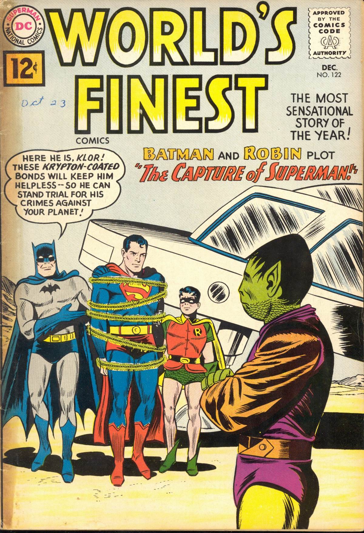 Worlds Finest Comics 122 Page 0