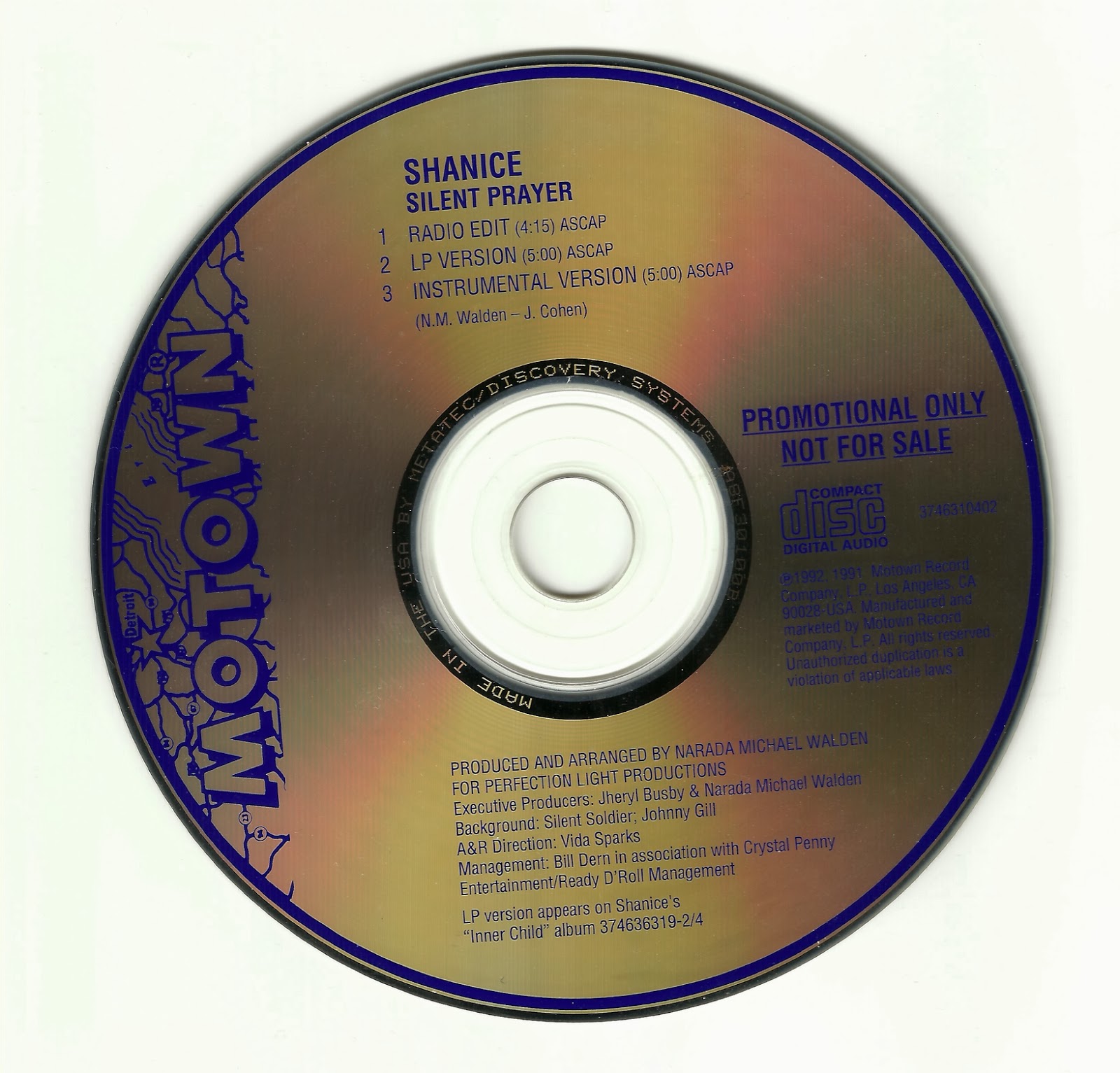 THE CRACK FACTORY: Shanice-Silent_Prayer-(Promo_CDS)-1992-Y2H_INT