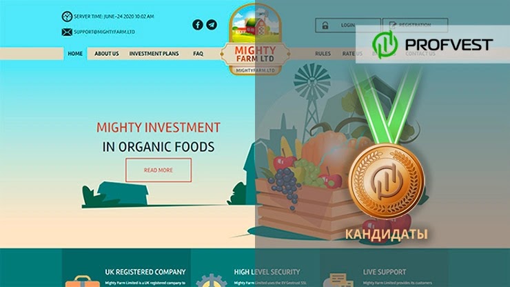 Повышение в кандидаты проекта Mighty Farm LTD Повышение в кандидаты Mighty Farm LTD
