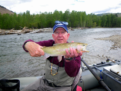 Father and son on the Bitterroot in June