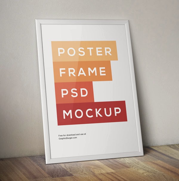 Download Poster Mockup Terbaru Gratis - POSTER FRAME MOCKUP BY GRAPHICBURGER