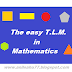 Useful Teaching Learning Materials (T.L.M.) for Mathematics Teaching in Middle School Classes