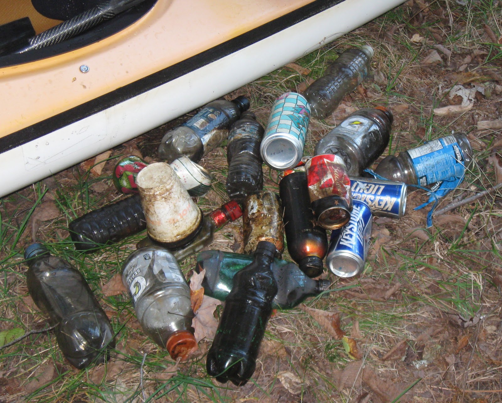 Trashpaddler Paddling Stony Brook in Westford