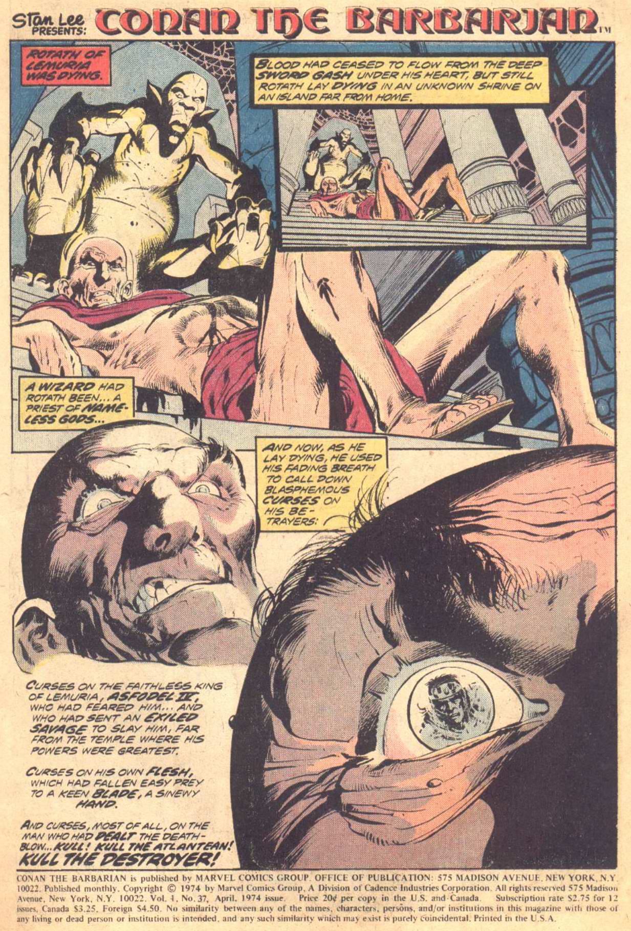 Read online Conan the Barbarian (1970) comic -  Issue #37 - 2