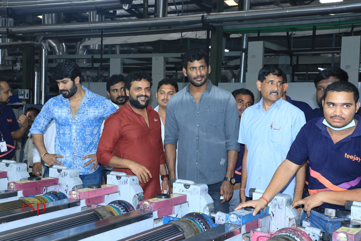 Vishal Visits Brandix, A World Class Apparel Park
