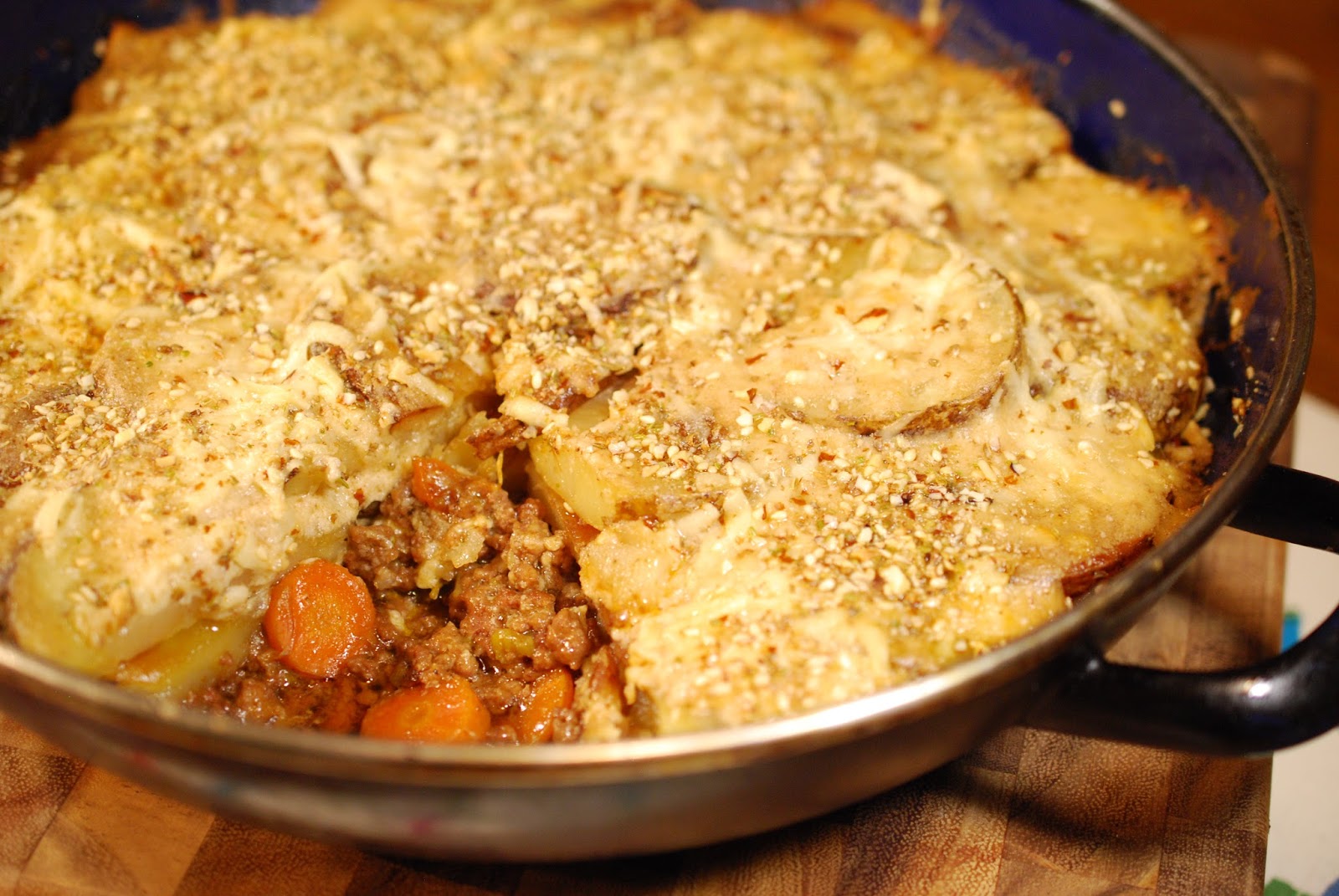 Cooking to the Wine Les Vins de Vienne Gigondas with Gratinéed