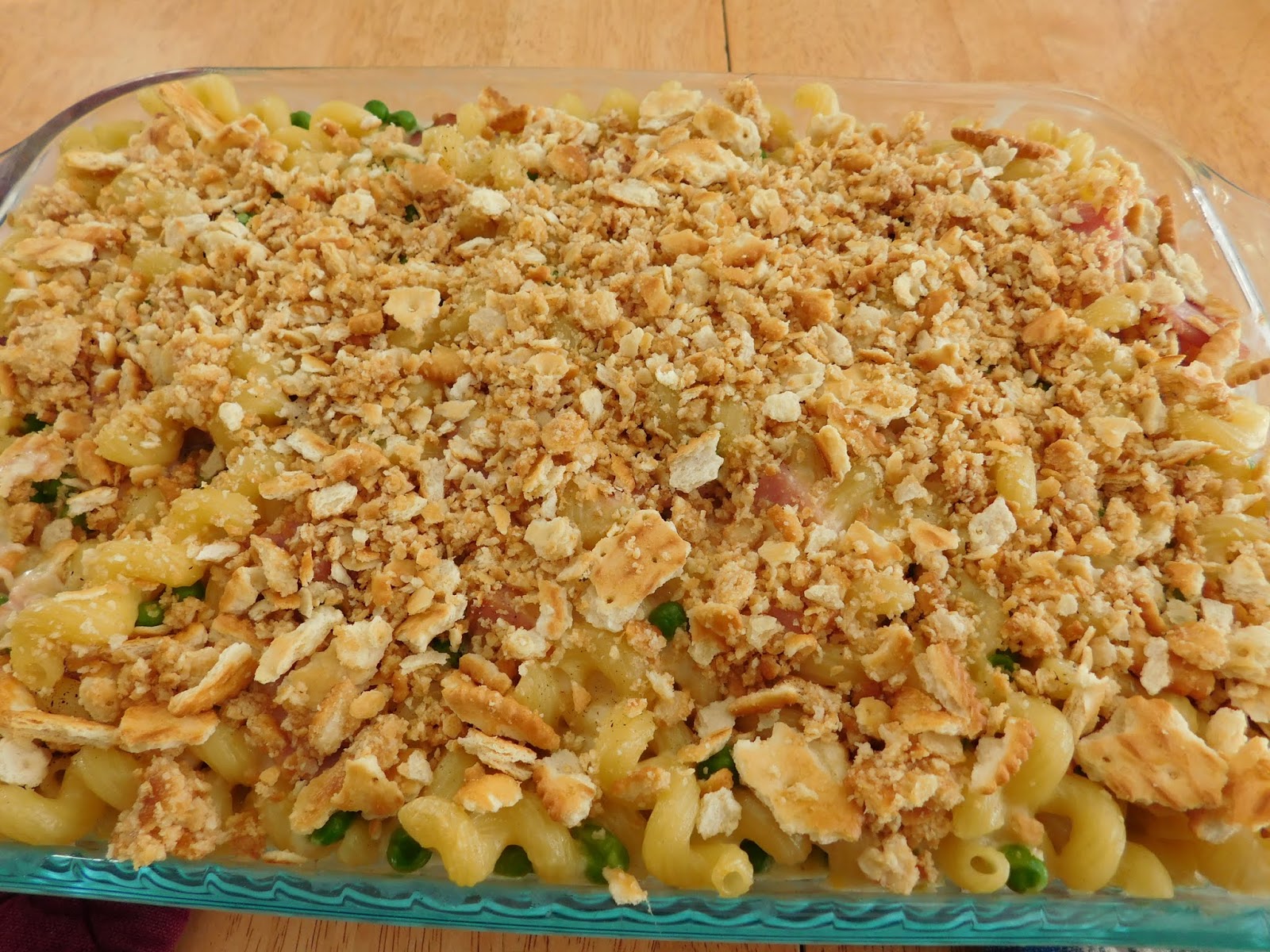 Ham and Pea Macaroni and Cheese