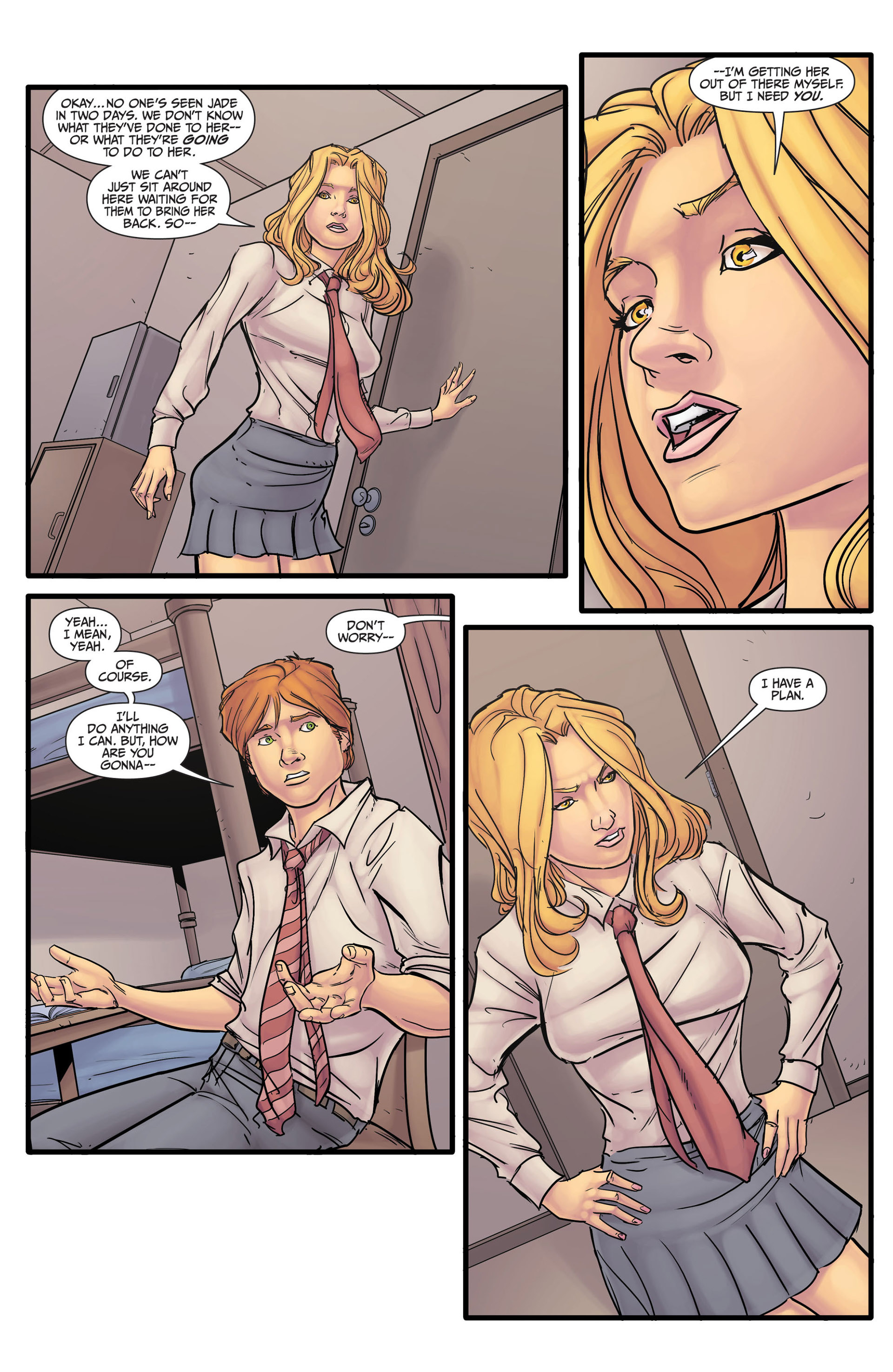 Read online Morning Glories comic -  Issue # _TPB 1 - 111