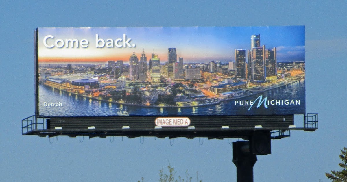 Marathon Pundit Pure Michigan Detroit billboard