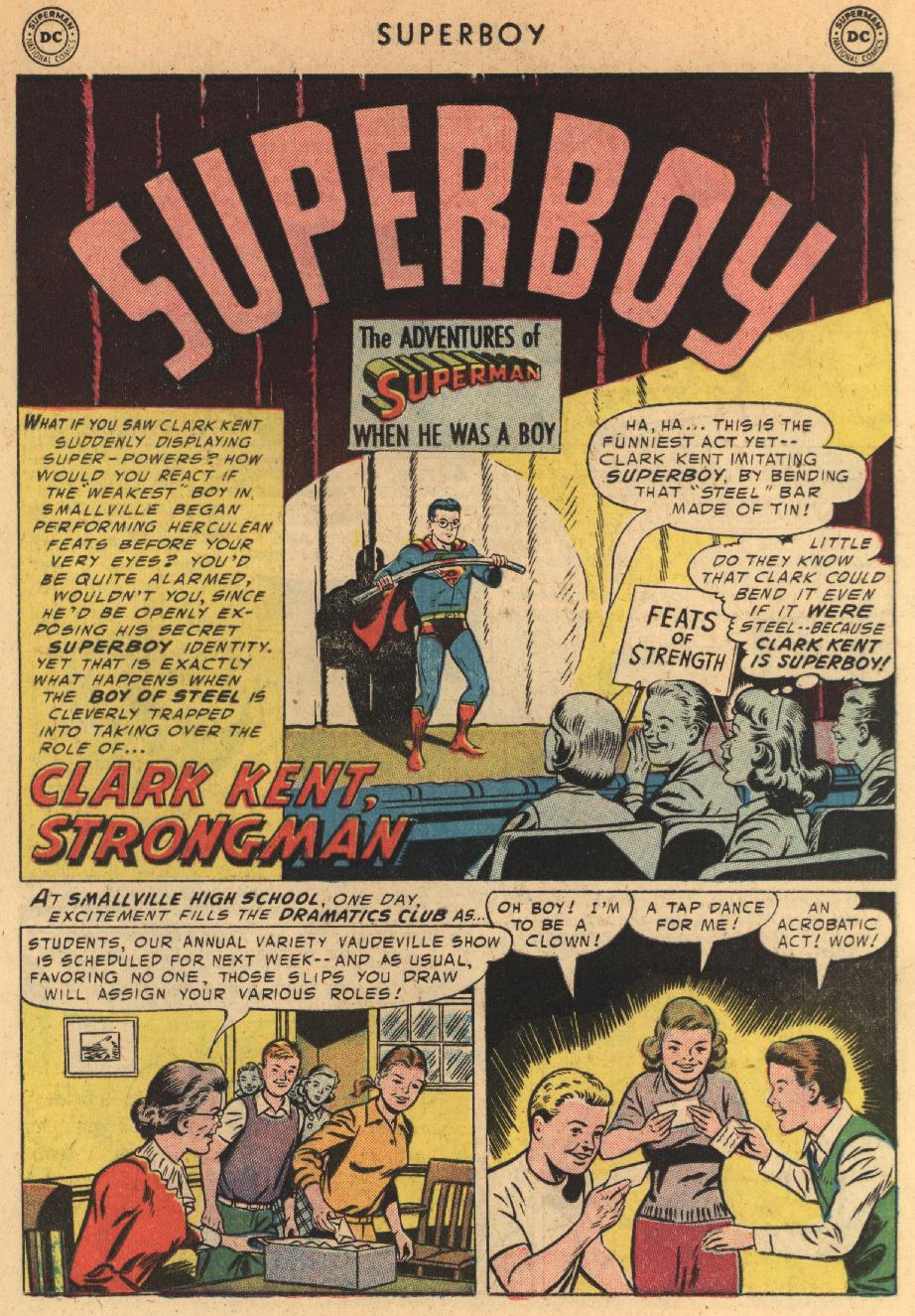 Read online Superboy (1949) comic -  Issue #44 - 22