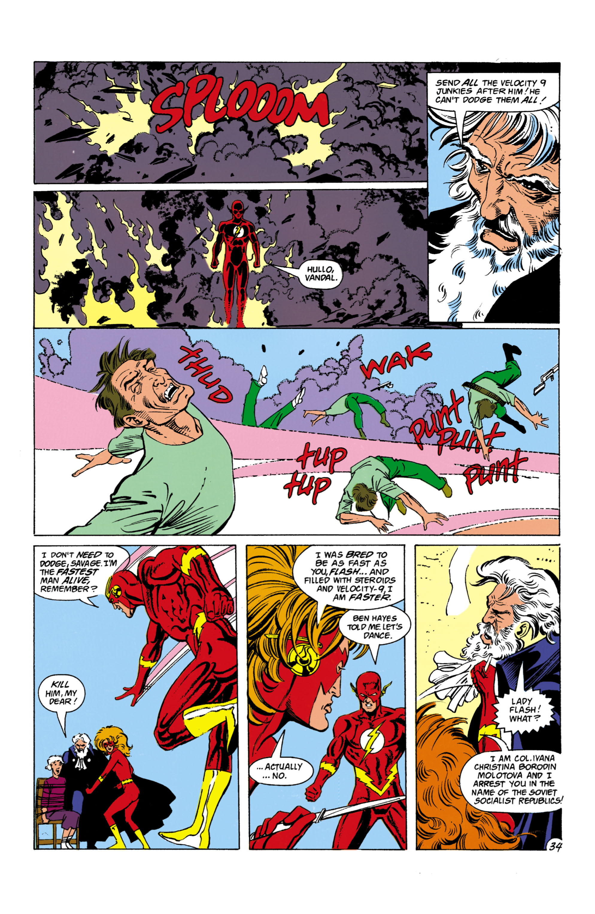 Read online The Flash (1987) comic -  Issue #50 - 35