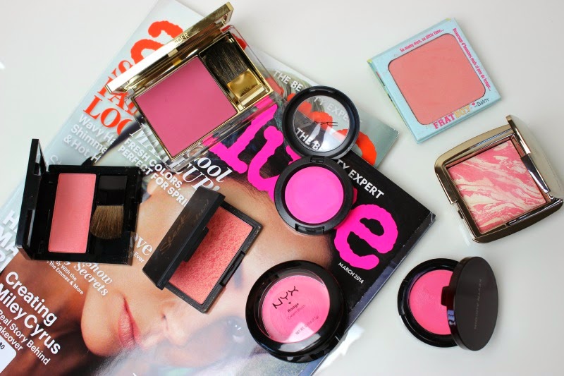 A post all about my addiction to pink blushes, including high-street and high-end!