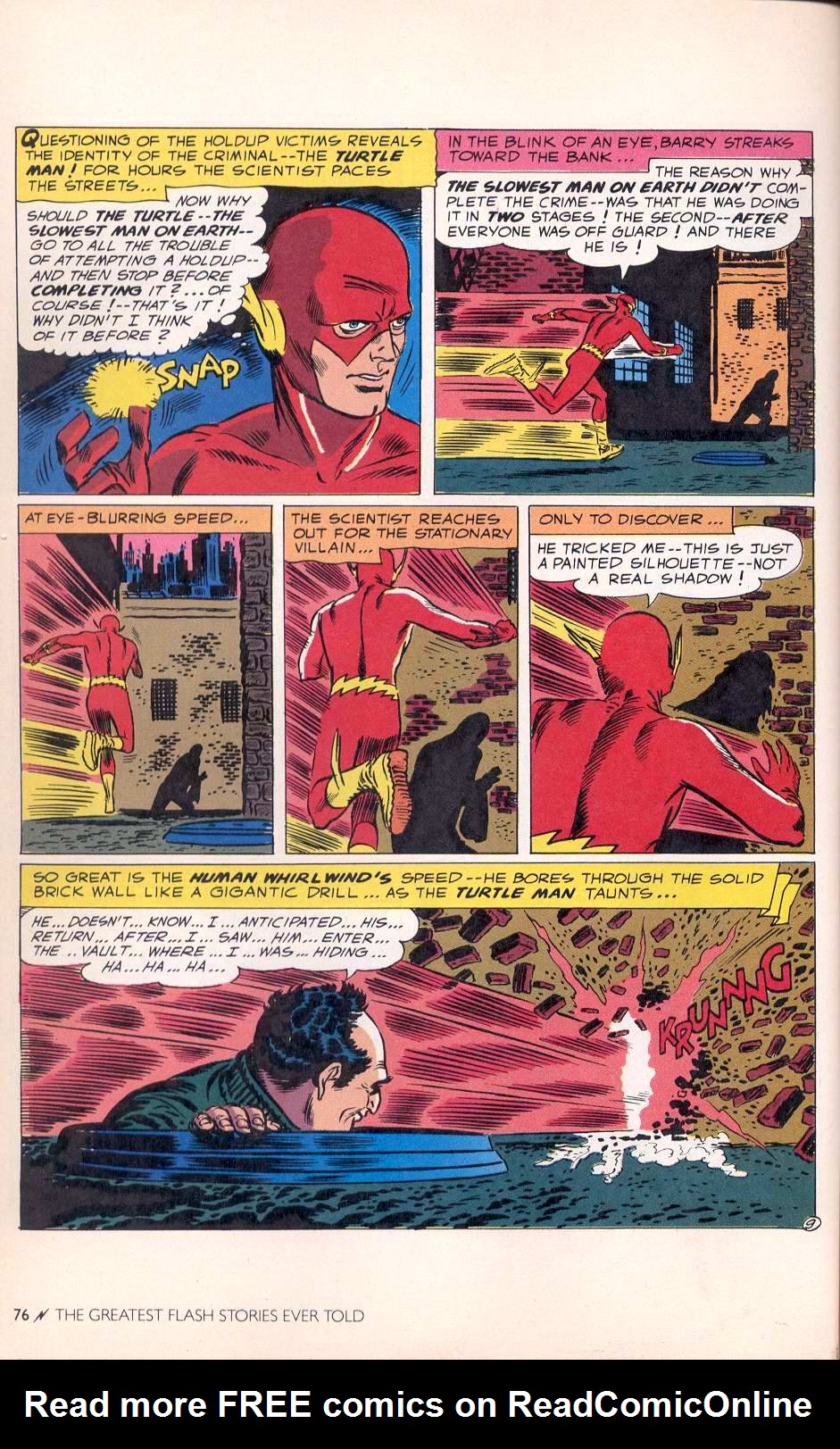 Read online The Greatest Flash Stories Ever Told comic -  Issue # TPB - 77