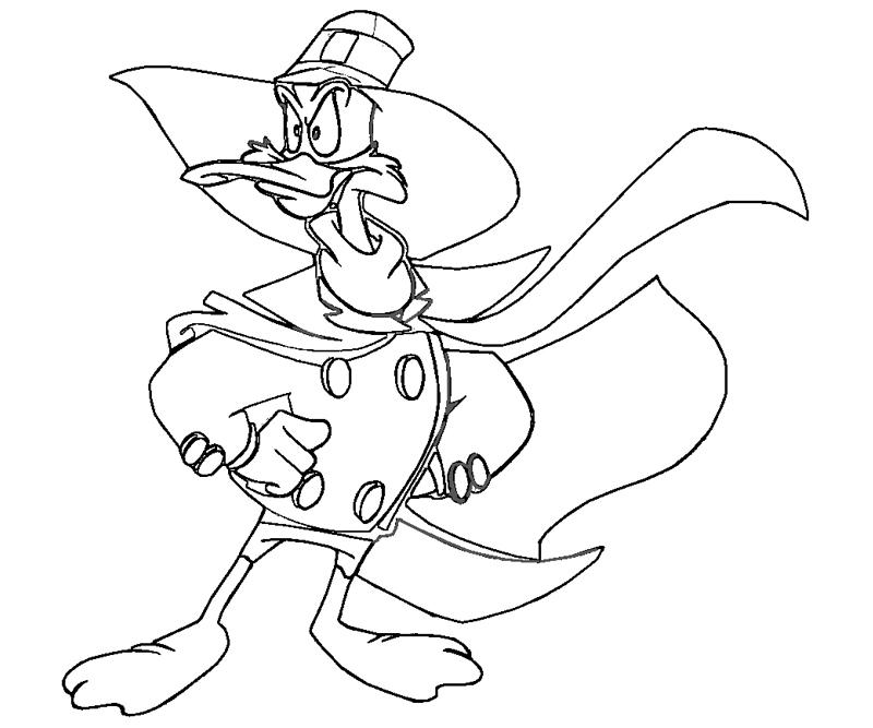 dark wing duck coloring pages - photo #20