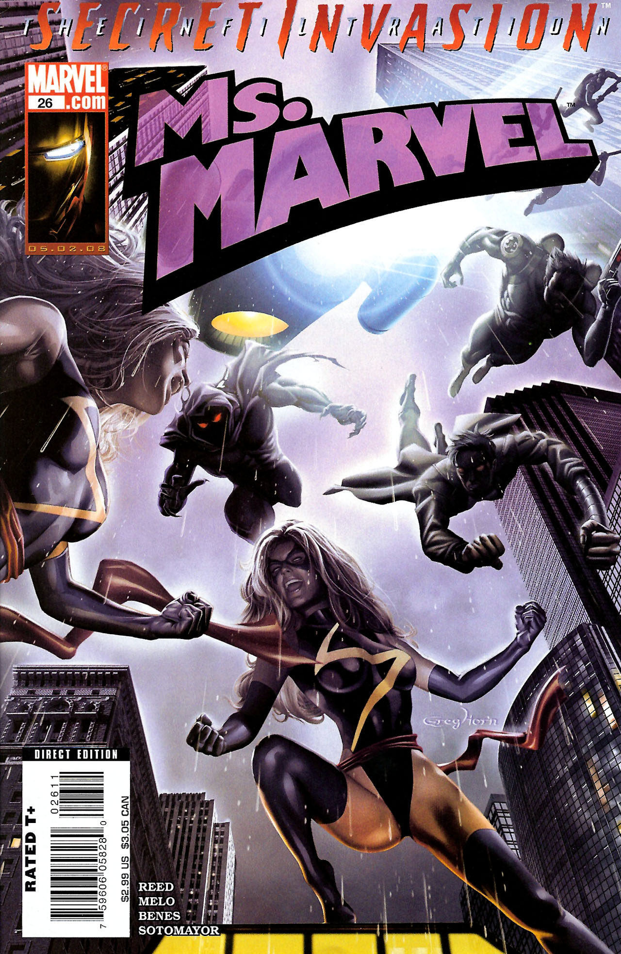 Read online Ms. Marvel (2006) comic -  Issue #26 - 1