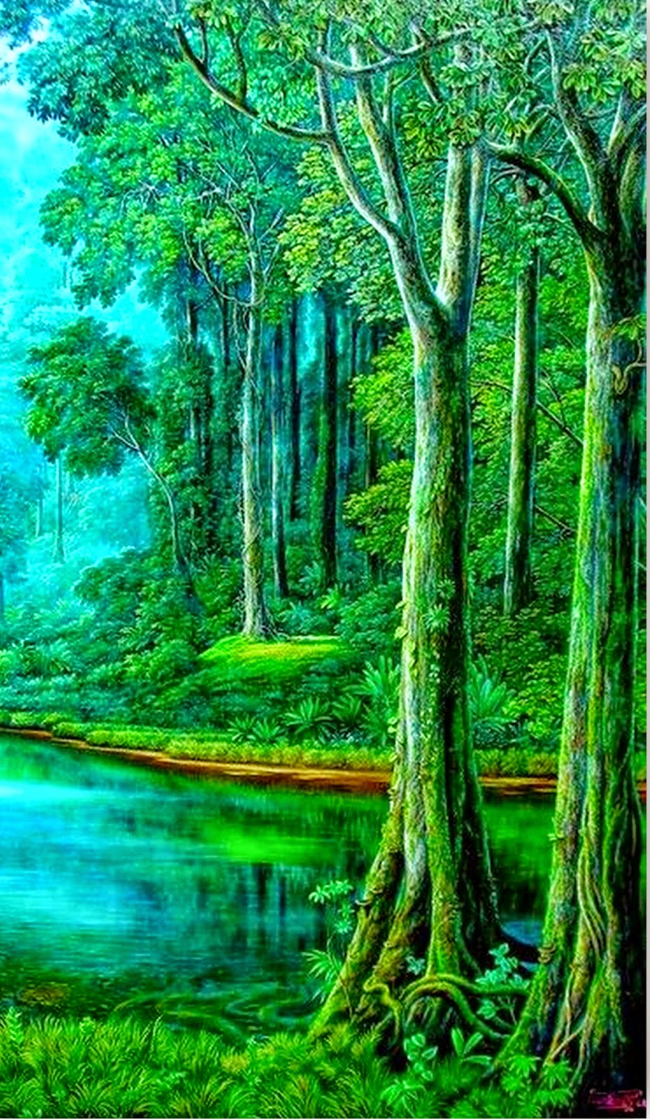 paisajes-de-bosques-y-selvas-pintura