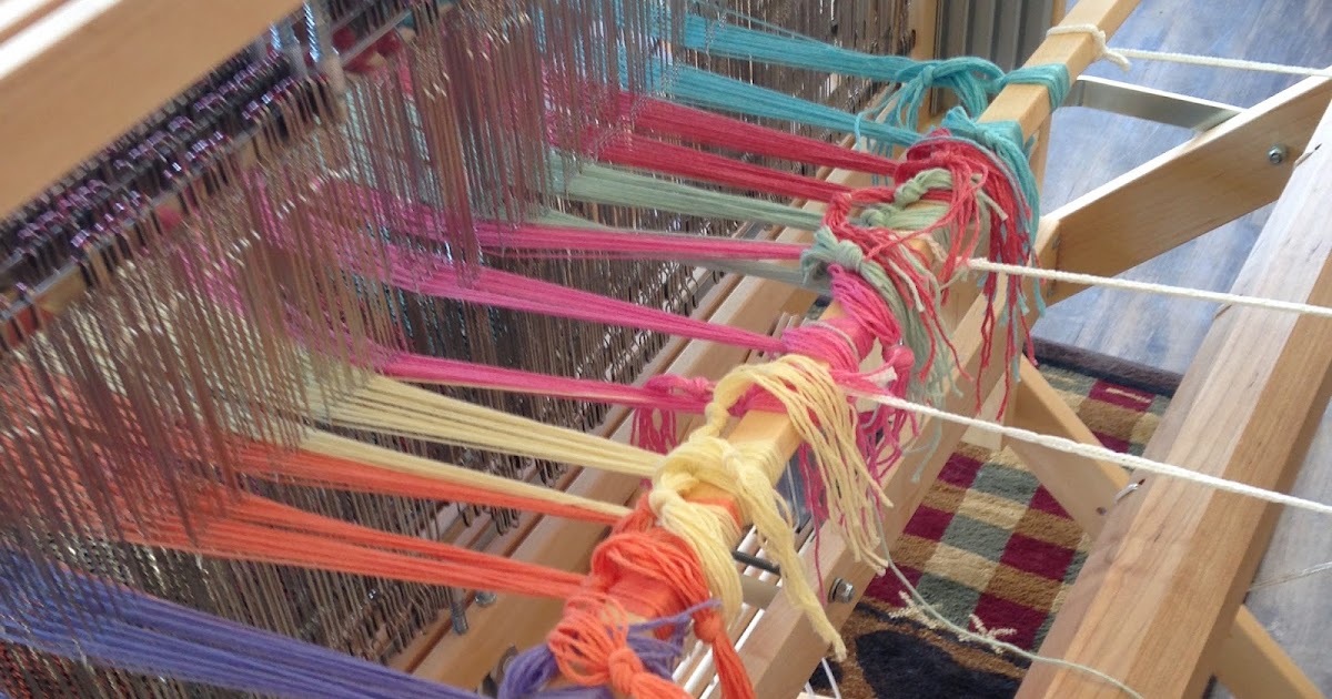 Brown Sheep Yarn Weaving Hand Towels with Cotton Fine