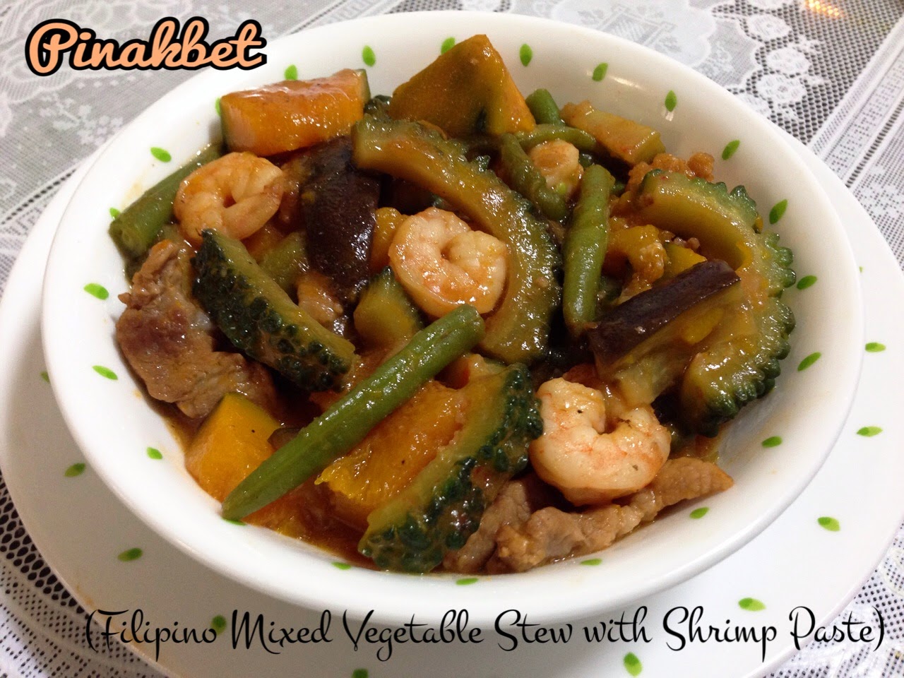 MinJi's Kitchen Pinakbet (Filipino Mixed Vegetable Stew with Shrimp Paste)