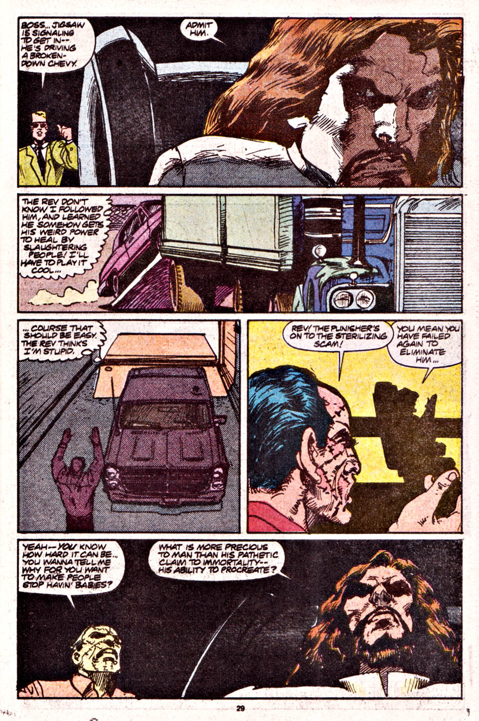 The Punisher (1987) Issue #36 - Jigsaw Puzzle #02 #43 - English 21