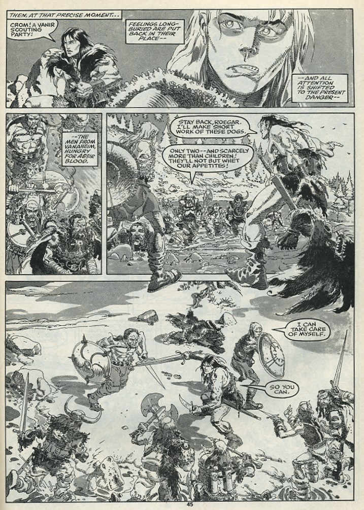Read online The Savage Sword Of Conan comic -  Issue #182 - 47
